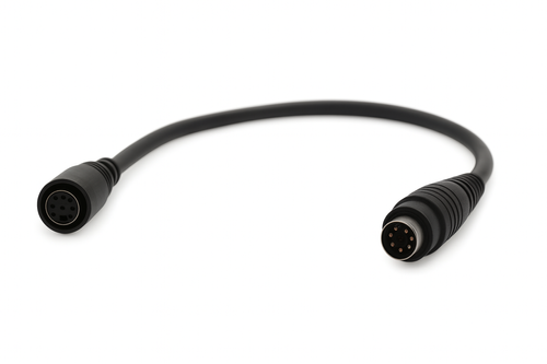 "Yaesu CT-99 PC programming cable for GX Series marine radios – black multi-pin DIN to serial interface cable"