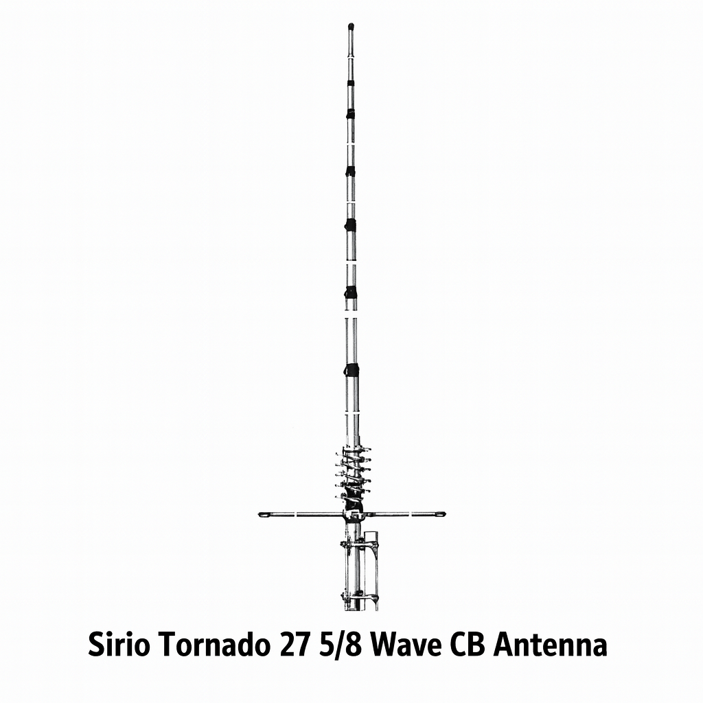 Radioworld UK Sirio Tornado 27 CB antenna for long-range communication