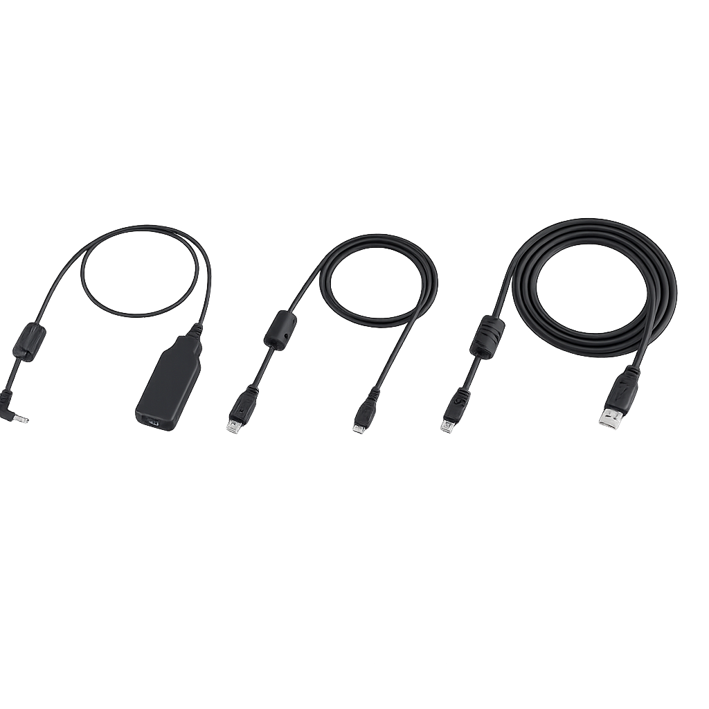 "Icom OPC-2350LU USB data communication cable with Micro-B and Type-A connectors, RS-MS1A compatible"