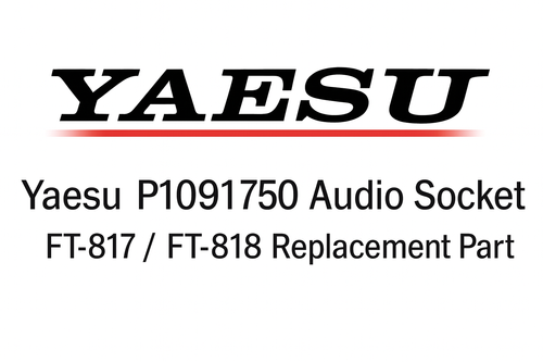 Yaesu P1091750 audio socket replacement part for FT‑817 and FT‑818 transceivers