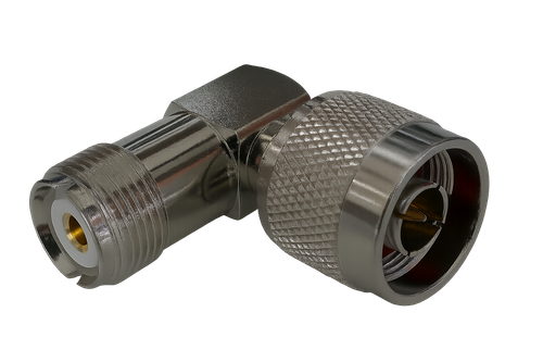 OPEK AT‑7347 Right Angle N Male to SO‑239 Adapter