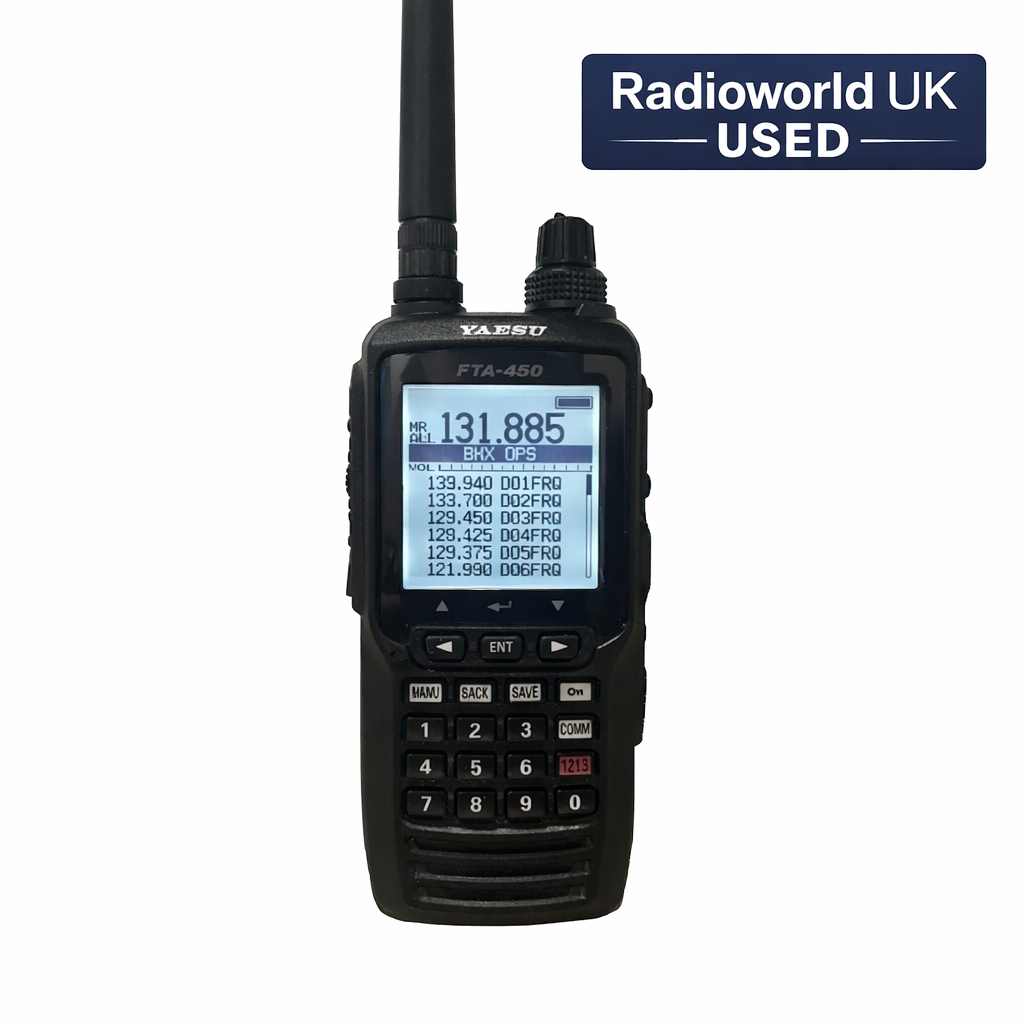 Second Hand Yaesu FTA-450L Handheld Airband Transceiver