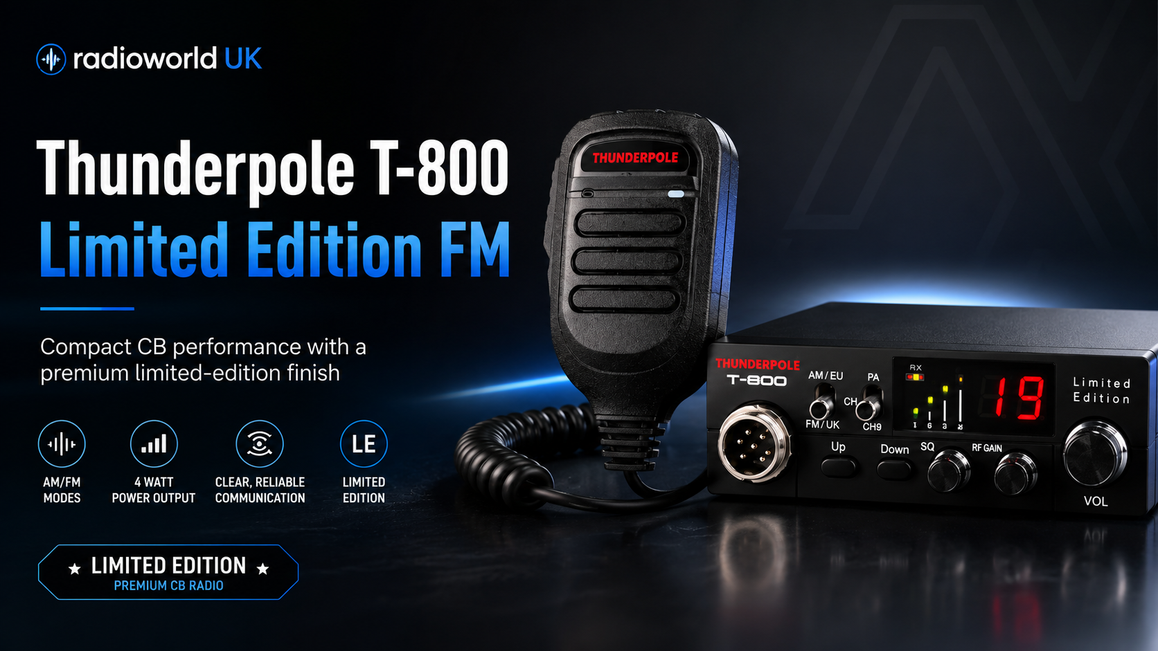 Thunderpole t 800 limited edition for sale UK - Radioworld UK