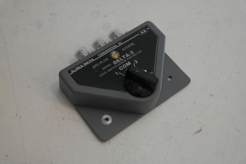 Alpha Delta 2B 2-way SO-239 coax switch front view