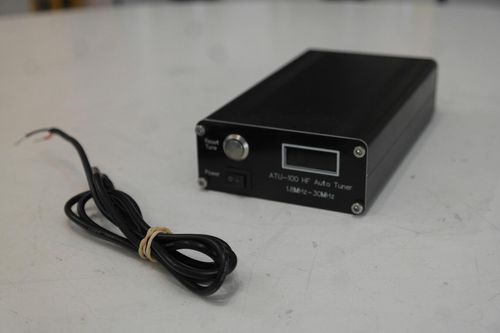 ATU-100 1.8 to 55MHz 100W automatic antenna tuner front view