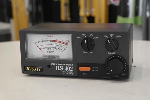 Nissei RS-402 VHF UHF SWR and power meter front view