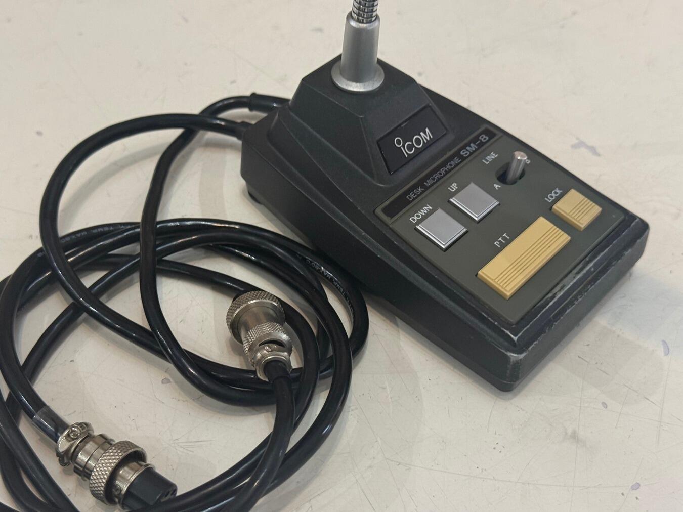 icom sm‑8 dual tone controls