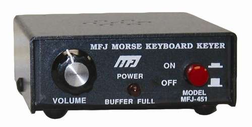 Mfj-451x morse interface (no keyboard)