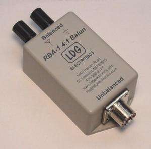 Ldg rba-1 4:1 balun easy interface of ladder line antennas and long wires.