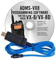 Yaesu vx-8 and vx-8d programming software and usb-59 cable