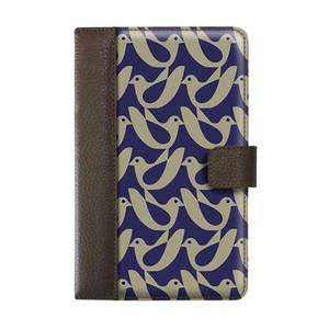 Orla kiely book case kindle fire - birdwatch cream,navy