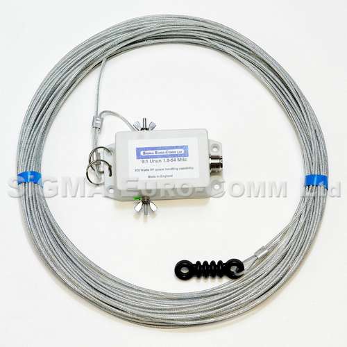 Lw-20 hf 80 - 6m multiband long wire antenna , aerial.