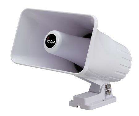 Icom sp-37 external hailer horn speaker - a weatherproof hailer horn for external use - max input power 40w.
