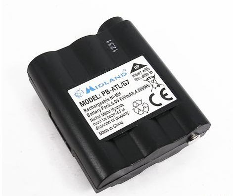 Midland pb-atl,g7 20-c784.00 replacement battery pack for g7,atlantic handhelds