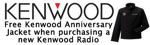 Free Kenwood 70th Anniversary jackets available with every new kenwood radio purchase