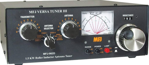MFJ-962D is a versatile antenna tuner that covers all bands from 1.8-30 MHz  1.5kW