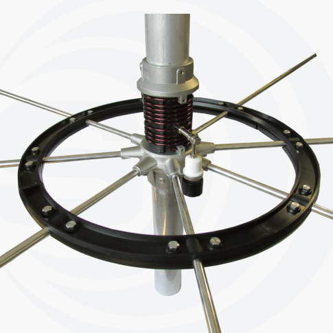A special nylon ring designed to fit around the Sirio 827 radials to give extra support in high wind conditions.