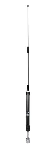 Komunica HF-PRO-2 antenna has a frequency range of 7 - 30 MHz, with an additional capability to operate at 50 MHz.