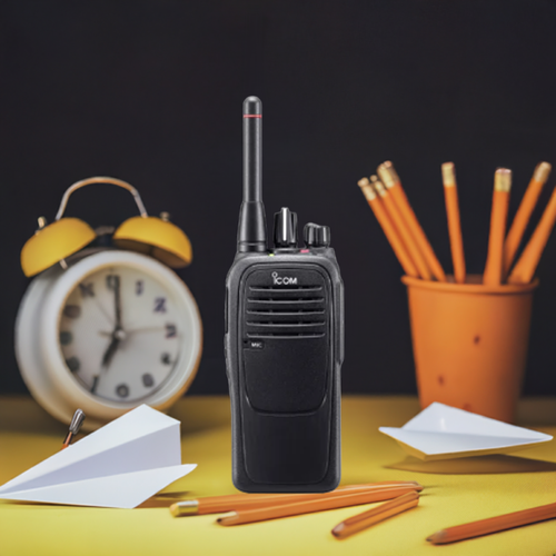 Icom PMR446 licence-free handheld radios for business communication