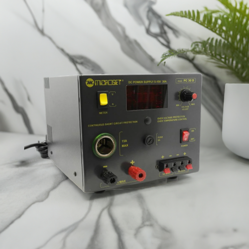 Microset PC-30D 30 Amp 13.8V Linear Power Supply - 4