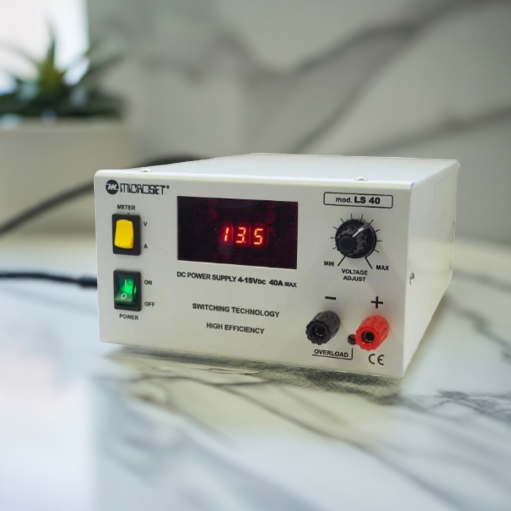 Microset LS-40 Adjustable Power Supply 40A - Interference Free - Radioworld UK