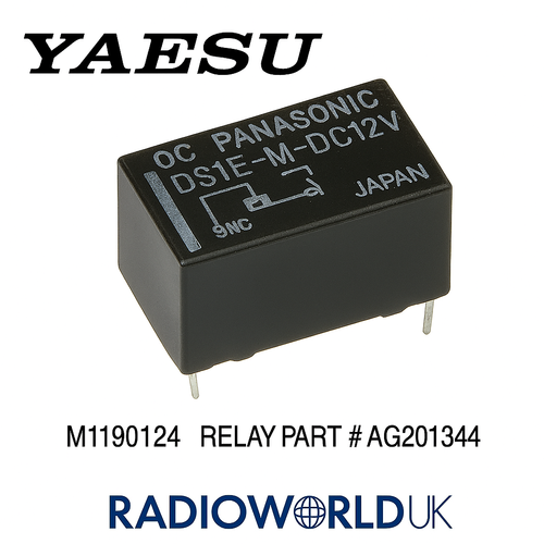 Yaesu M1190124 Yellow relay part using the Panasonic AG201344