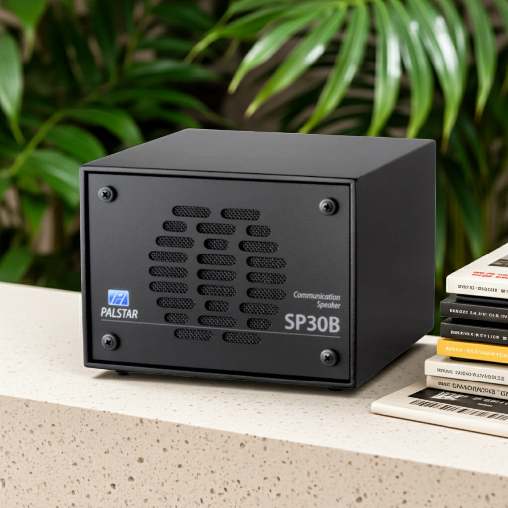 Handcrafted Palstar SP30B speaker in black cabinet – Radioworld UK