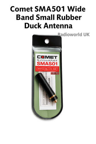 “Comet SMA‑501 stubby dual‑band antenna with SMA male connector – Radioworld UK”