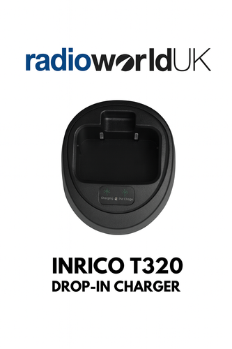 Inrico T320 drop-in charger with dual LED indicators for charging status