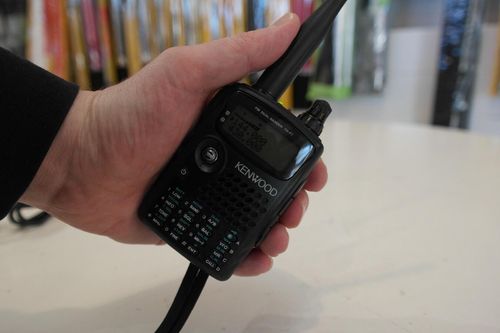 Kenwood TH-F7E handheld transceiver front view