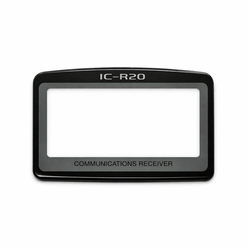 Icom IC‑R20 replacement window plate