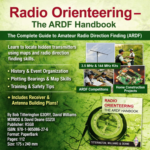 ARDF Handbook compass and map cover image