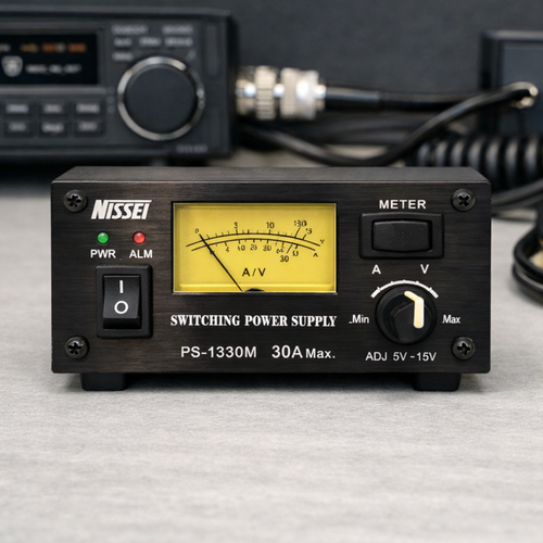 Nissei PS‑1330 / PS‑1330M 30A Switching Power Supply – Adjustable 5–15V & 13.8V | Radioworld UK