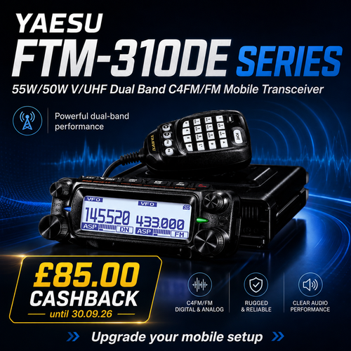 Yaesu FTM-310DE Dual Band C4FM Digital Mobile cashback