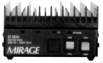Mirage d-3010n 70cm amplifier 5-45w in 100w out