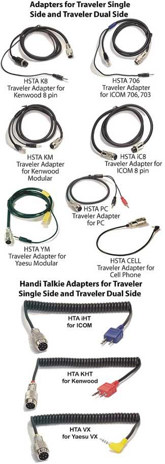 Heil HSTA-IHT Heil Interface cable for Traveler to Icom Handheld