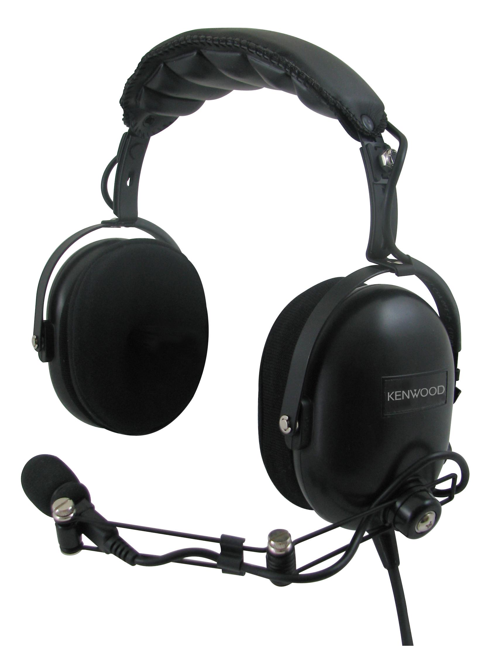 Kenwood khs-10-oh noise cancelling headset with boom microphone