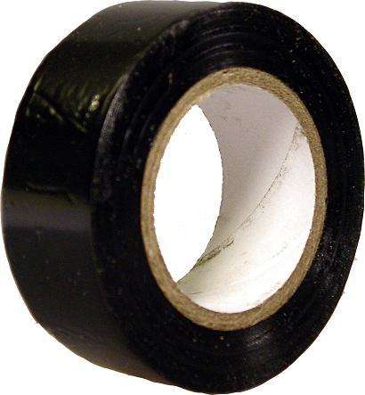 Black pvc insulation tape 10 metre length roll 19mm wide