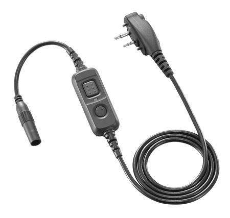 Icom VS-4LA PTT switch cable is designed for use with Icom radios to enable hands-free communication