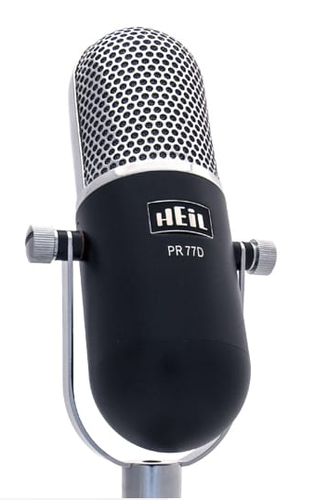 Heil pr 77d professional quality dynamic microphone for ham radio - professional quality dynamic microphone.