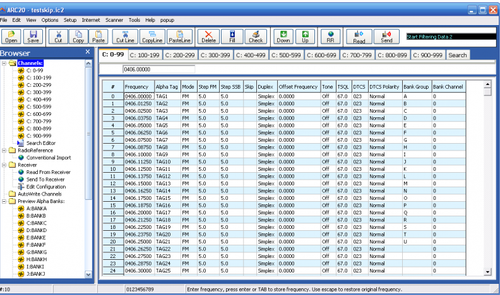 Butel software arc6 programming software designed for the Icom type IC-R6 is now available on a USB stick.