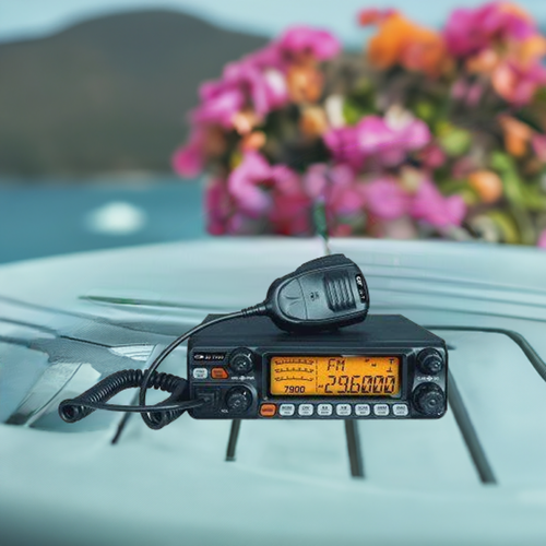 CRT SS7900 10m mobile transceiver front view