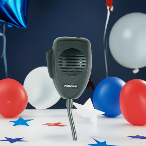 President replacement microphone for 6 pin president radios