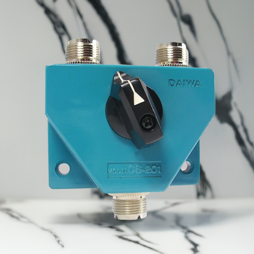 DAIWA CS-201A 2 Way 1Kw Coaxial Antenna Switch is a versatile device connecting two antennas