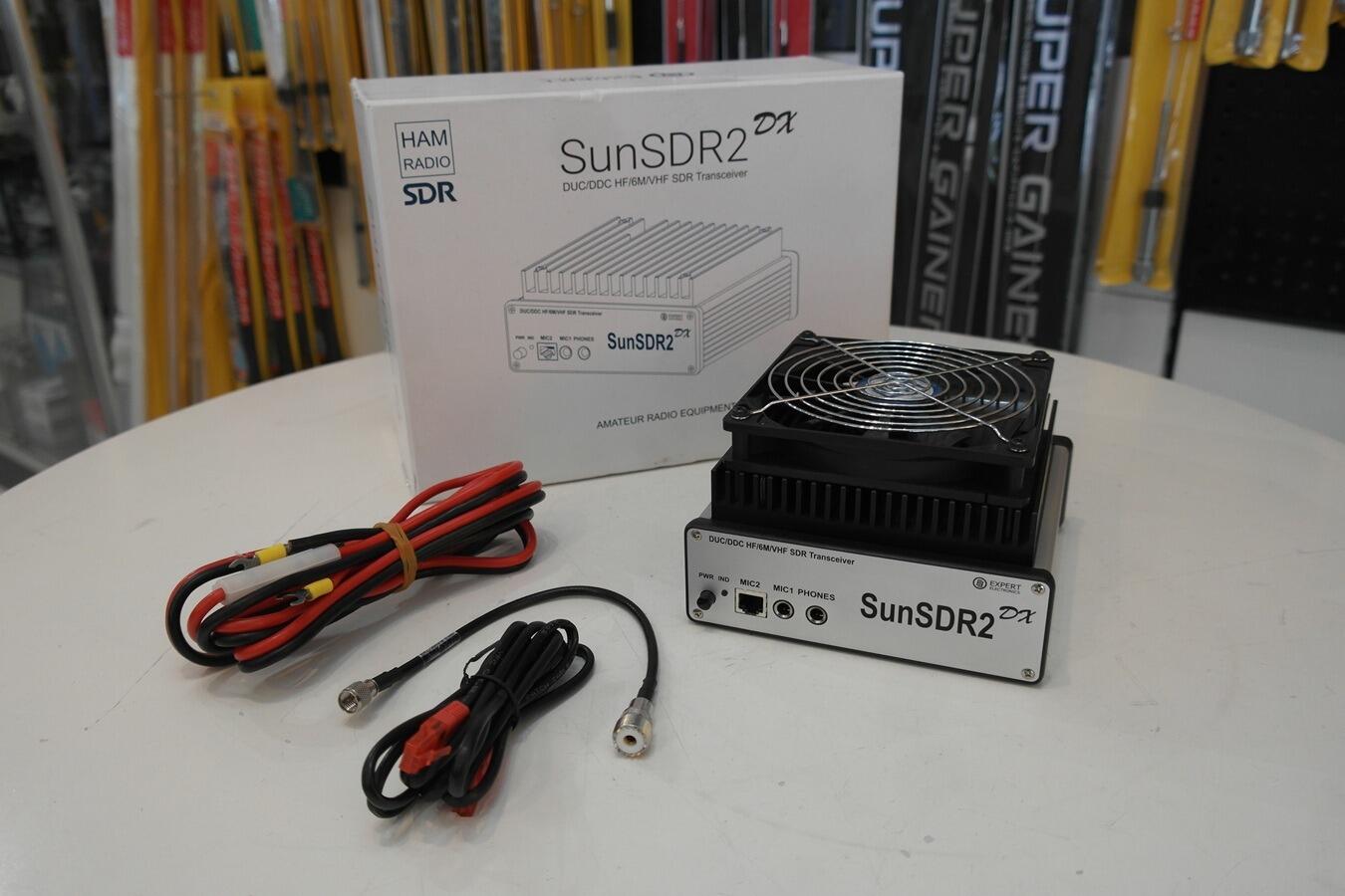 Second hand SunSDR2 DX SDR transceiver front view
