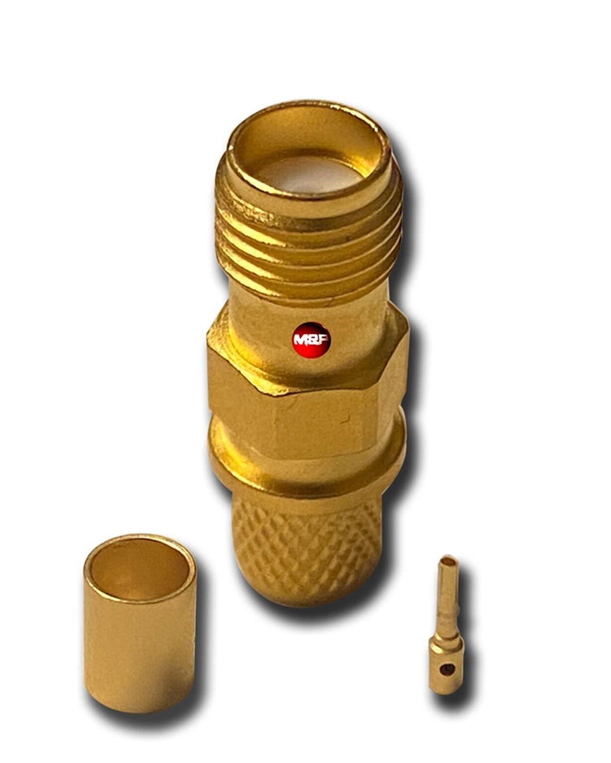 Image of Messi & Paoloni SMA Female Connector – For 5.4mm/212 Coaxial Cable | Radioworld UK