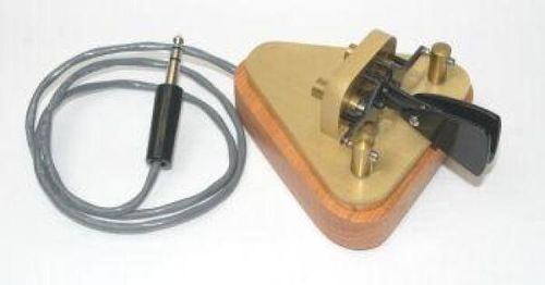 Brass Racer Iambic Triangular | Vibroplex Morse Code Paddle – Radioworld UK