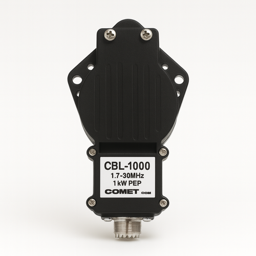 Comet CBL1000 1kW Balun is designed for efficient operation across a frequency range of 1.7 to 30 MHz,