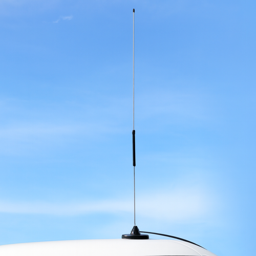 Thunderpole Apollo 2 CB radio mag kit includes a coax cable, providing everything you need for a complete setup.