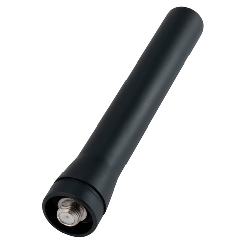 Icom FA‑SC57VS stubby VHF antenna with threaded connector for IC‑F1000 and IC‑F2000 radios